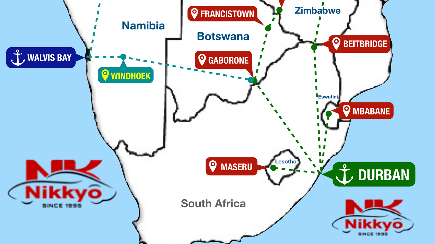 Buying and Shipping Cars to Botswana from Japan Nikkyo cars blog 日巨株式会社