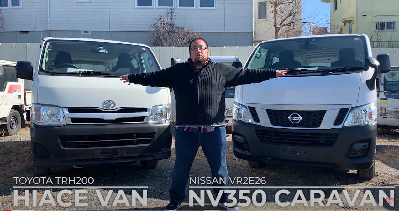 Toyota Hiace Van vs Nissan NV350 Caravan